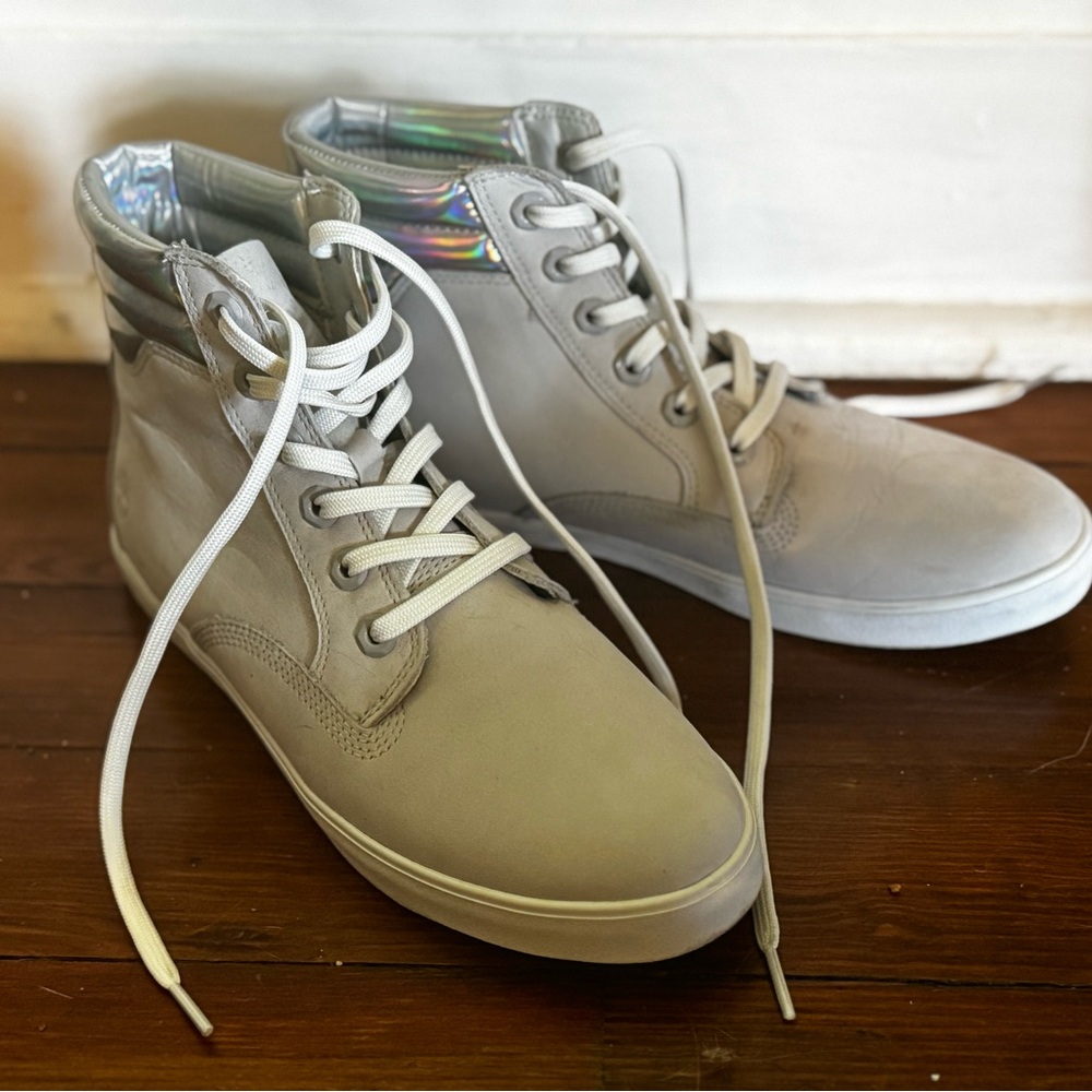 Timberland Gray High-Top Sneakers